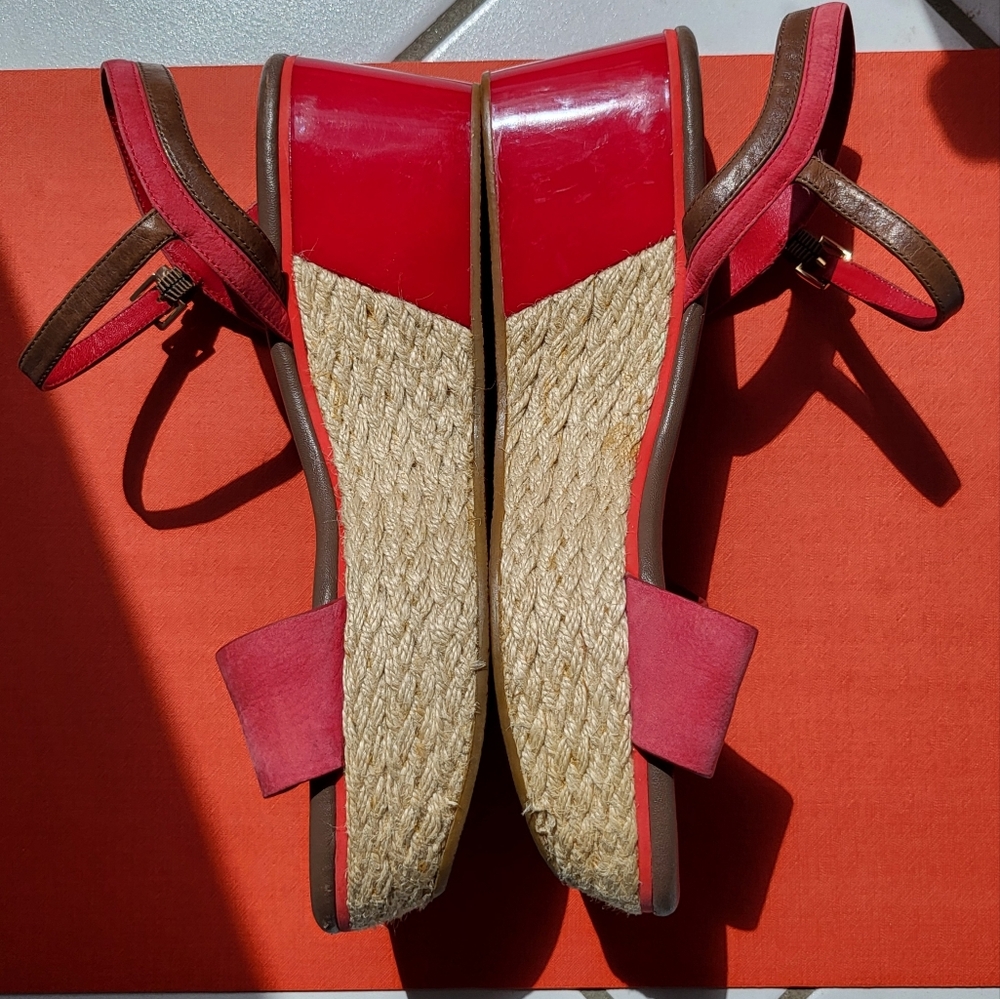 Cole Haan Red Espadrilles, 8.5